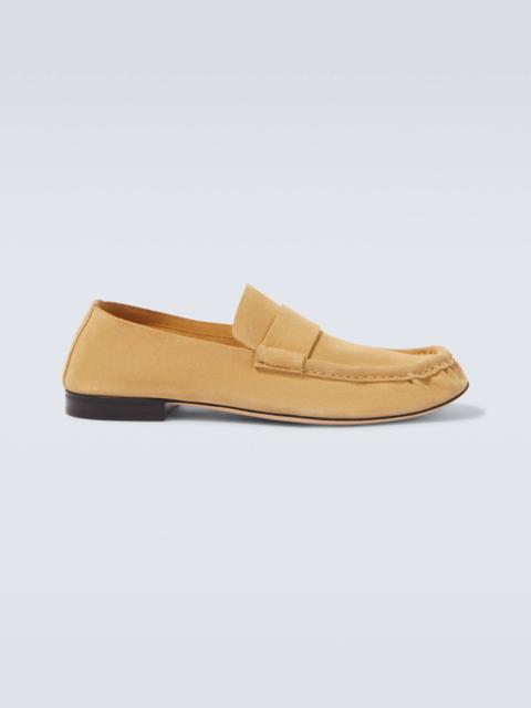 The Row Suede loafers