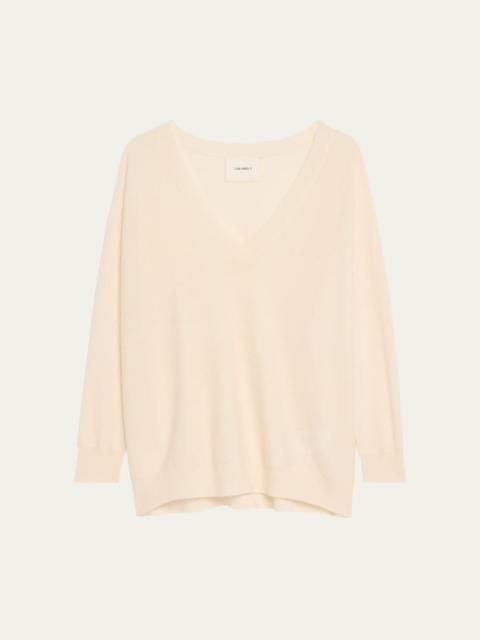 LISA YANG Kenny V-Neck Cashmere Sweater