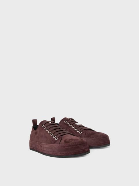 Gert Low Top Sneakers Crosta Painted Aubergine