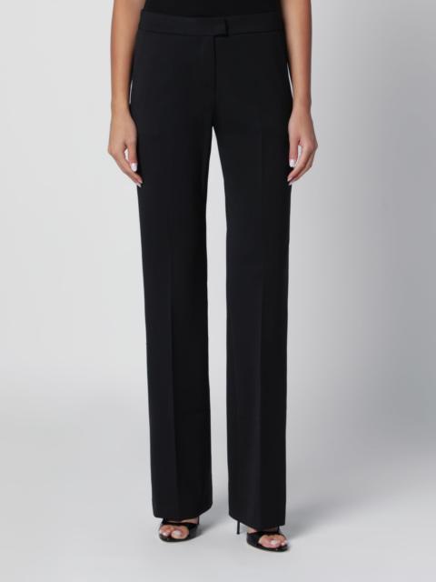 THE ANDAMANE Gladys black virgin wool gabardine trousers