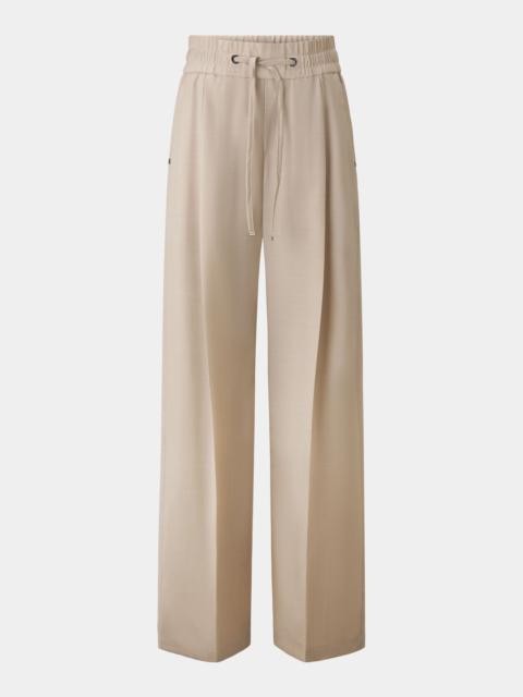 BOGNER Pleated trousers Ella in Beige