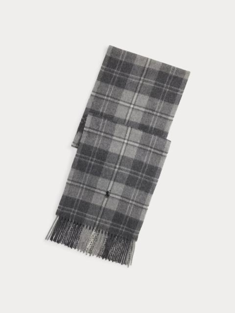 Polo Ralph Lauren Plaid Wool-Cashmere Scarf