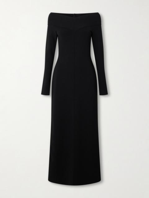 Stella McCartney Off-the-shoulder Knitted Midi Dress