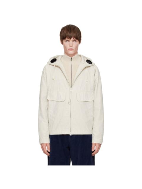 C.P. Company Off-White Twill Mixed Explorer Jacket