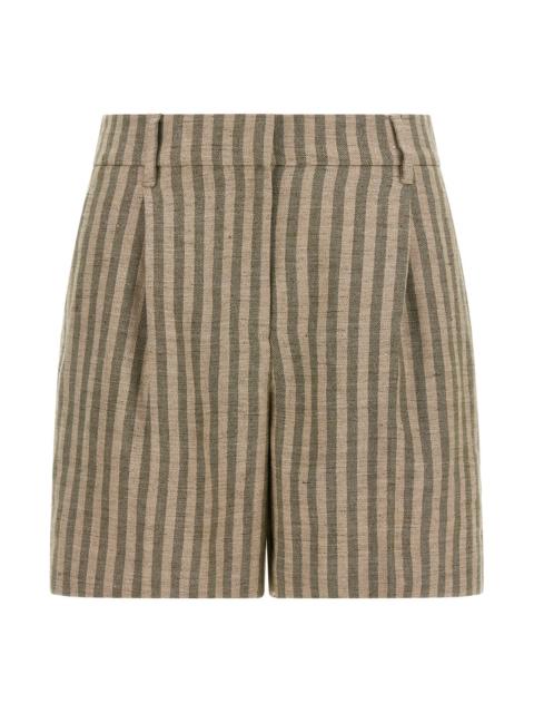 Brunello Cucinelli Striped Bermuda Shorts