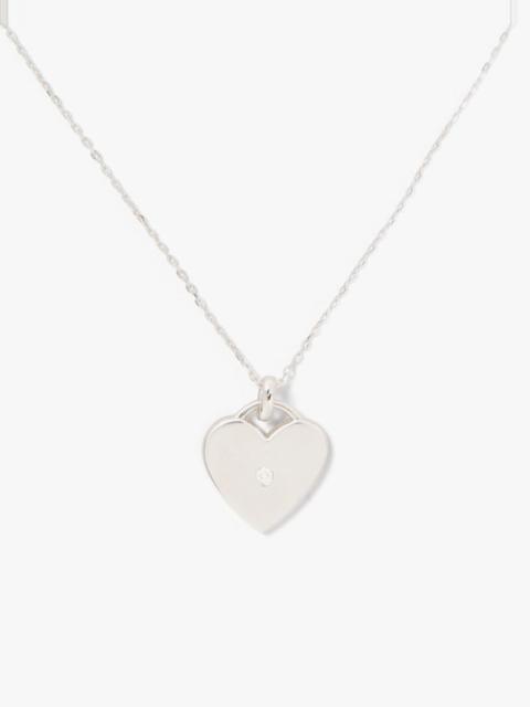 kate spade Kate Spade Fine Meant To Be Heart Pendant