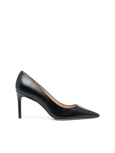 Stuart Weitzman Stuart 85mm pointed-toe pumps