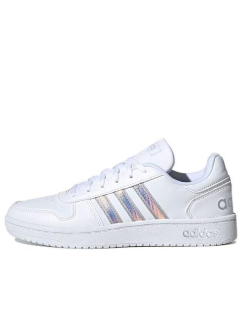 (WMNS) adidas Hoops 2.0 'White Silver' FW3535