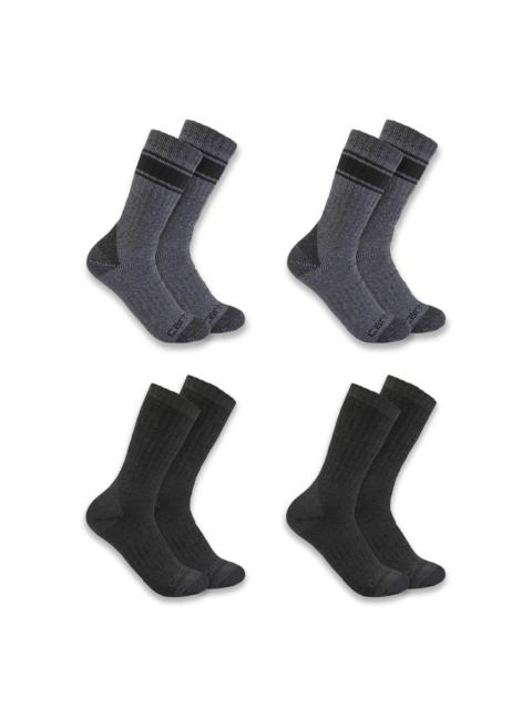 Carhartt Heavyweight Crew Sock 4-Pack
