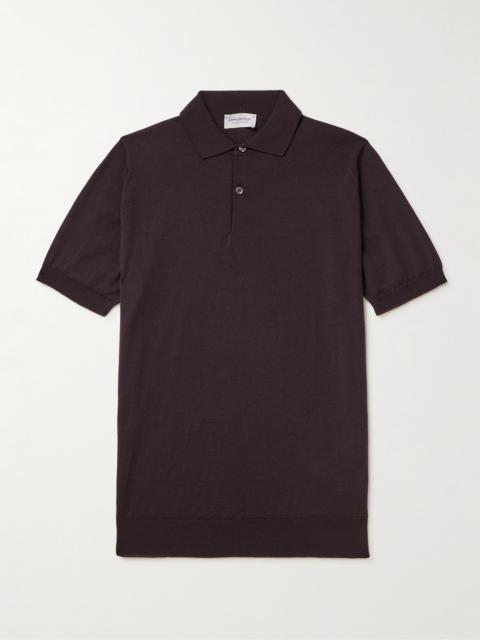 JOHN SMEDLEY Payton Slim-Fit Merino Wool Polo Shirt