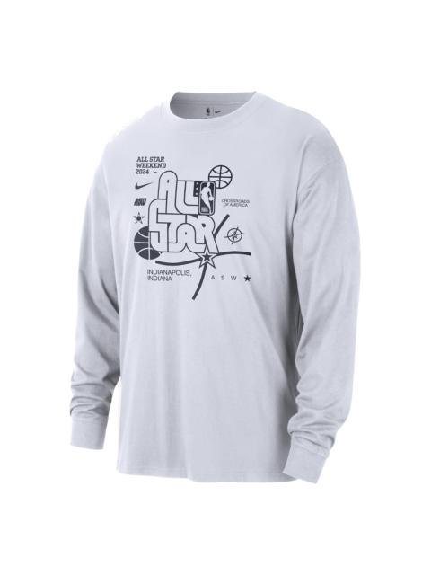 Nike Nike 2024 NBA All-Star Weekend Max90 Long-Sleeve T-Shirt 'White' FQ6530-100