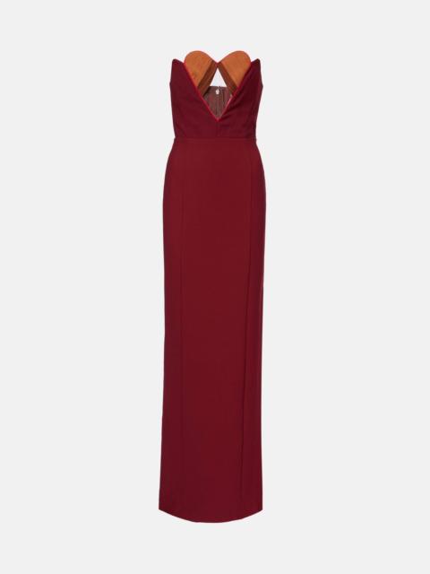 NENSI DOJAKA Strapless gown