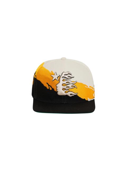 HELLSTAR Paintbrush Snapback Hat "Orange / Black" HSR152