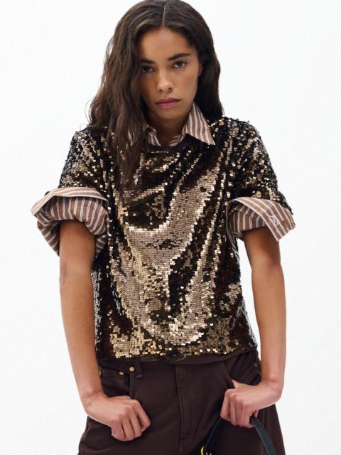 rag & bone Lucy Sequined Tee