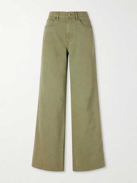 VERONICA BEARD Kasey Mid-rise Wide-leg Jeans