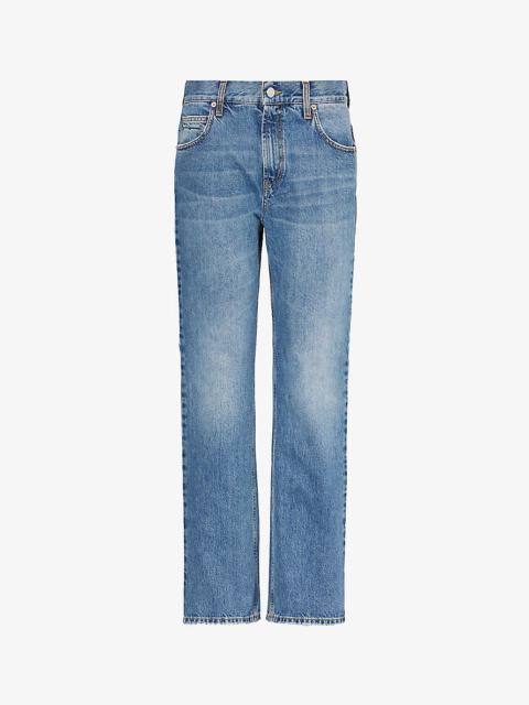 GUCCI Flared-leg mid-rise jeans