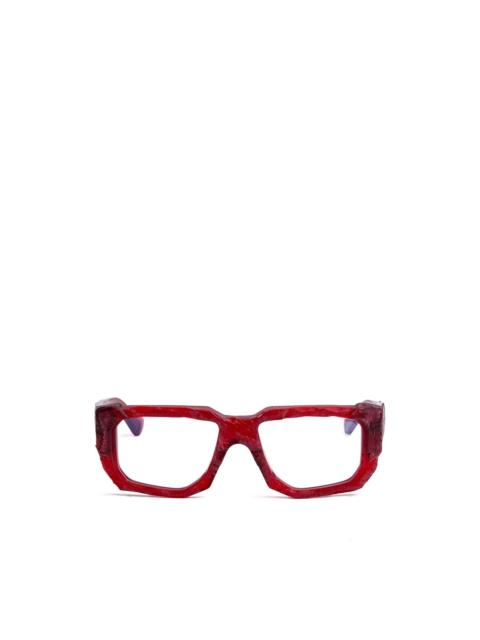 Kuboraum K61 geometric-frame glasses