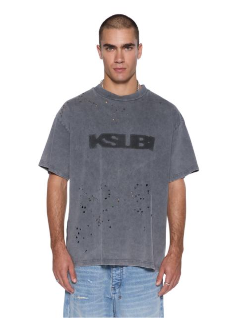 Ksubi BLASTED EKCESS SS TEE RHINO