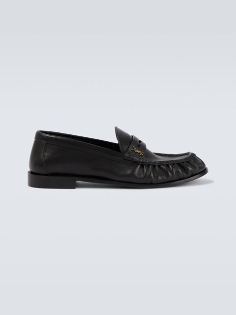 SAINT LAURENT Le Loafer leather penny loafers