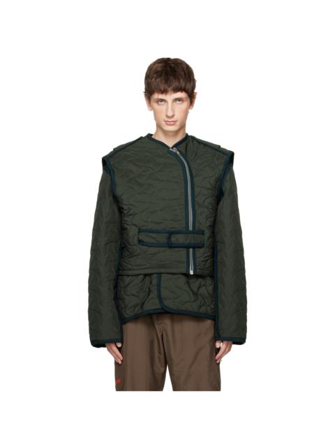 ROBYN LYNCH Khaki Vest & Jacket Set