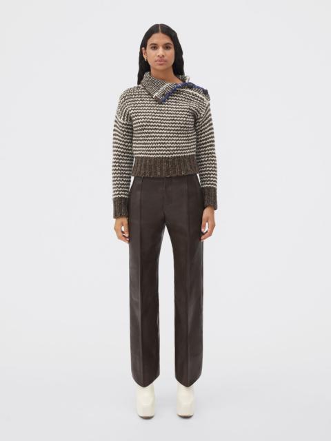 wool zig-zag jumper