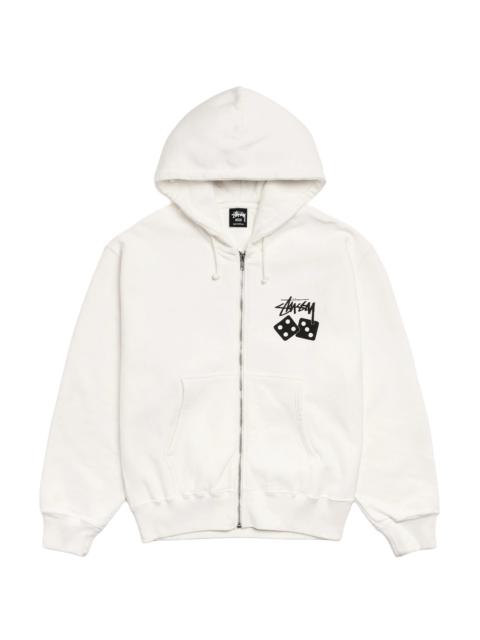 Stüssy Dice Pigment Dyed Zip Up Hoodie "Natural" STUS371