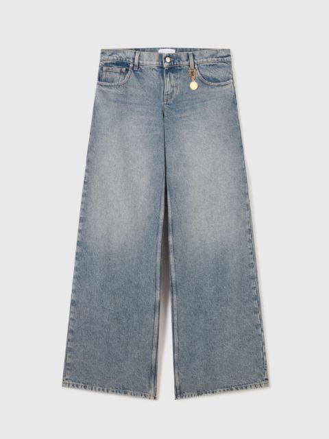 Stella McCartney Vintage Wash Wide-Leg Jeans