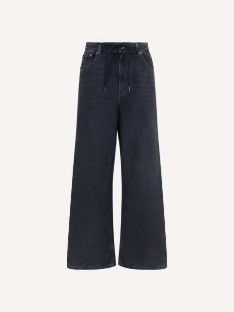 MM6 Maison Margiela Straight-leg stretch denim Jeans