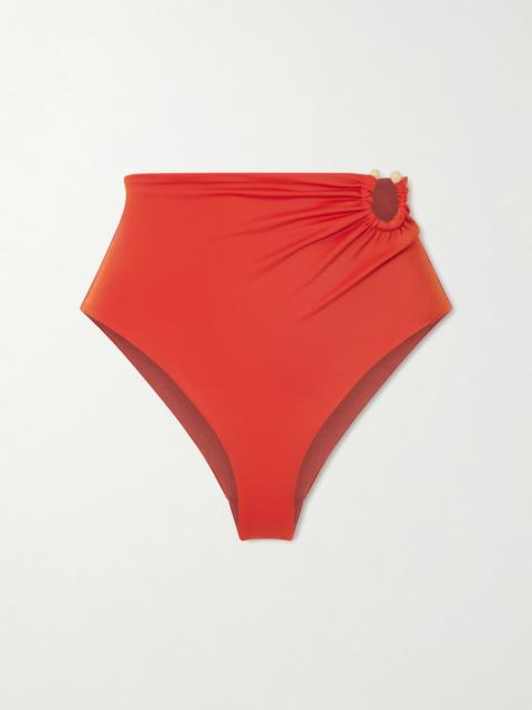 Johanna Ortiz Taita Embellished Bikini Briefs
