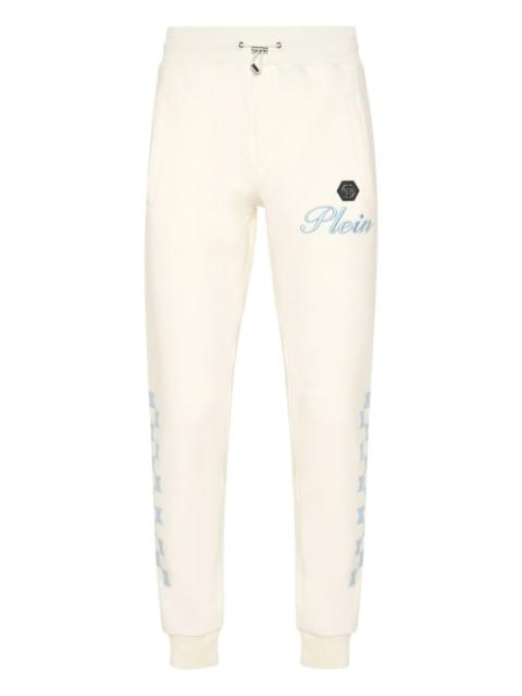 PHILIPP PLEIN logo-patch track pants