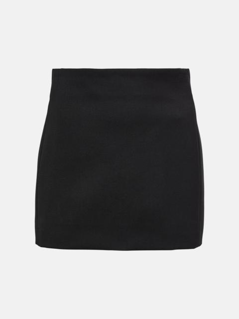 WARDROBE.NYC Wool miniskirt