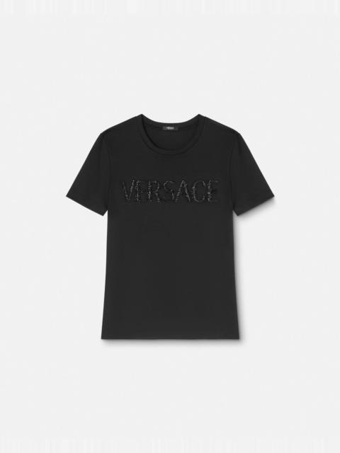 VERSACE Crystal Logo T-Shirt