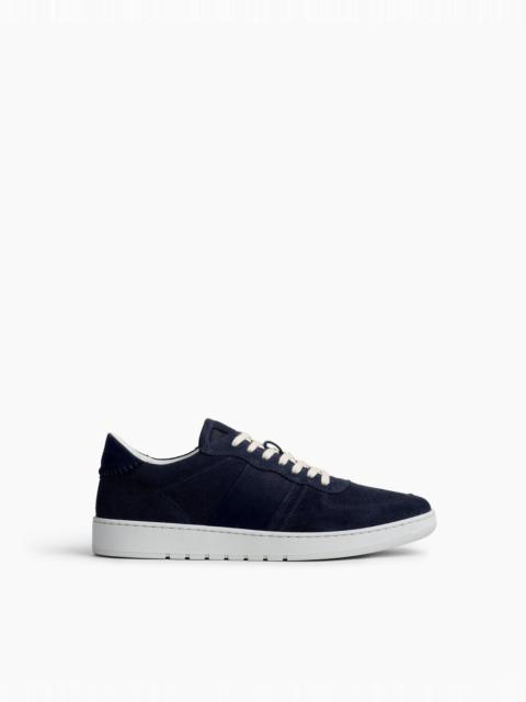 rag & bone COLLEGIUM for rag & bone Pillar Destroyer Low
Slate Blue Suede & Navy Leather