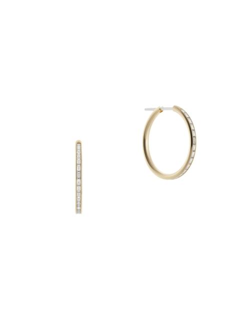 Spinelli Kilcollin Women's 18K Yellow Gold & Diamond Baguette Hoop Earrings - Yellow Gold
