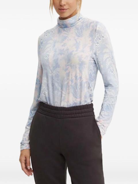 SPORTALM paisley-print high-neck top