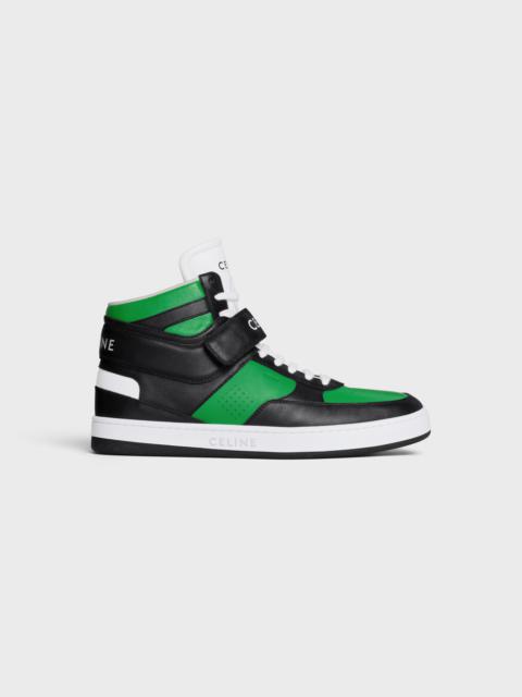 CELINE CT-03 HIGH SNEAKER WITH VELCRO in CALFSKIN