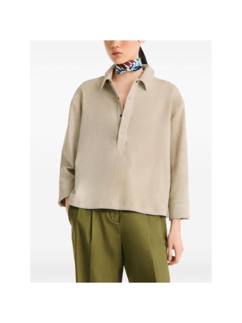 Longchamp Catch The Parisian Wave silk scarf