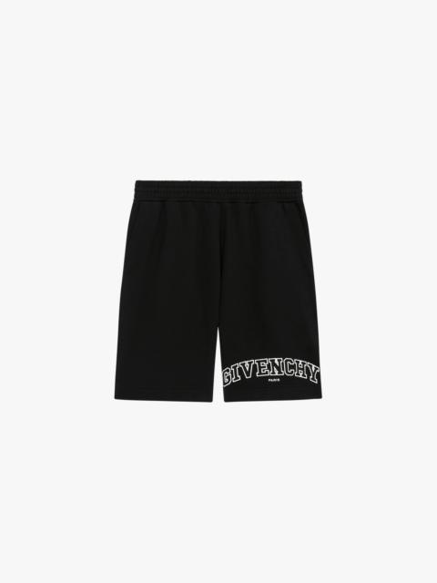Givenchy GIVENCHY COLLEGE BERMUDA SHORTS IN FLEECE