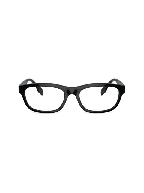 Burberry logo-print rectangle-frame glasses
