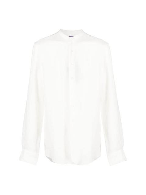 Ralph Lauren band-collar linen shirt
