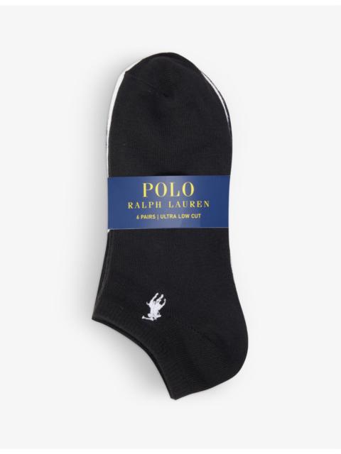 Polo Ralph Lauren Logo-embroidered stretch-jersey socks pack of six