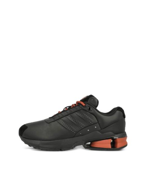 Y-3 Control leather perforated sneakers