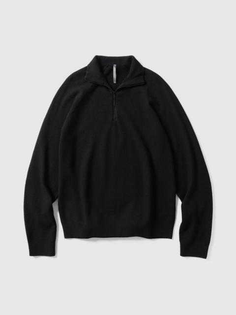 Veilance Conic Wool Half Zip M Black