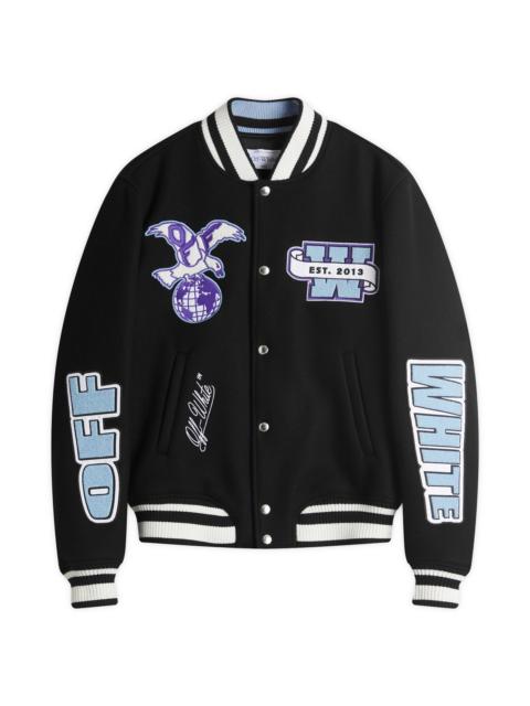Off-White Eagle Wool  Varsity Jacket