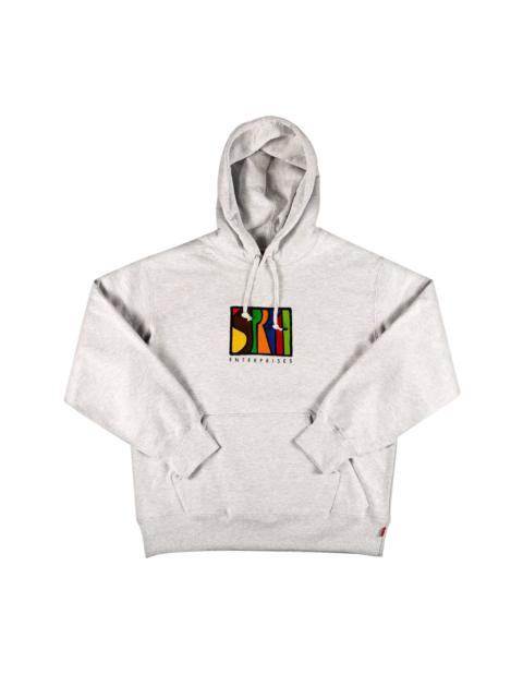 Supreme Supreme Enterprises Hooded Sweatshirt 'Ash Grey' | REVERSIBLE