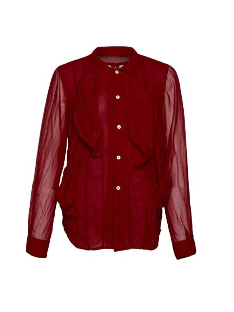 Polyester Georgette Garment Shirt