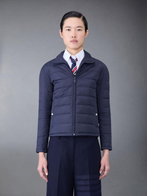 Thom Browne Ultralight Tech Down 4-Bar Packable Funnel Neck Jacket