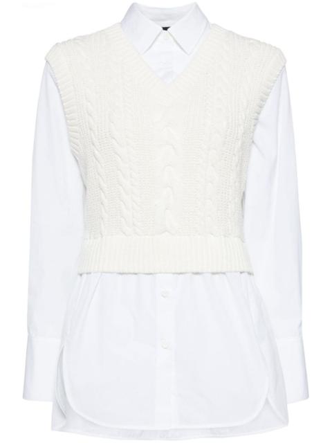 JUUN.J layered long-sleeve shirt