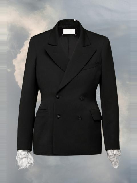 Maison Margiela Wool couture waist suit jacket | REVERSIBLE