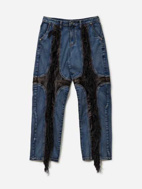 Thug Club MOHICAN LEATHER DENIM PANTS